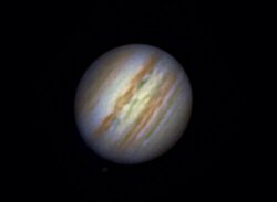 Der hellste Punkt am abendlichen Himmel: Jupiter